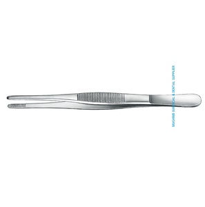 Standard Dressing Forceps No Teeth Serrated Jaw 30cm Surgical Instruments Manufacturer and Exporter - Product Image 6