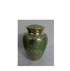 Urne de crémation en laiton plaqué étain et cuivre pour adultes pour une taille personnalisée et un prix bon marché - Product Image 1