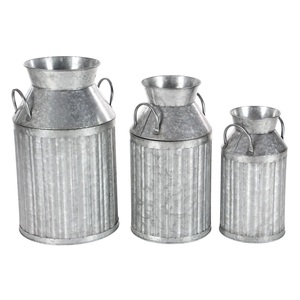 Premium Quality Inexpensive Christmas Decorative Galvanized Flower Vase Affordable Best Plante High Selling Flower Vase - Product Image 3