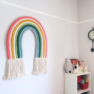 Décoration murale arc-en-ciel tendance grande taille - Product Image 1