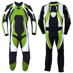 Traje de moto de piel de vaca unisex personalizado chaqueta de carreras a prueba de viento de alta calidad con armaduras ropa deportiva OEM - Product Image 5