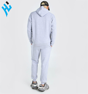 Chándal de entrenamiento de Fitness para hombre, traje con capucha de Color morado claro, diseño más reciente, venta al por mayor, 2022 - Product Image 2