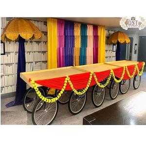 Comptoir de nourriture en bois pour mariage mariage nourriture Rehdi décrochage décoration rustique décrochage de nourriture indien décoration de mariage australie vente - Product Image 1