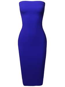 ชุดราตรีผู้หญิงแบบถักทรงบอดี้คอนรัดรูปยาวกรอมพื้น ป้องกันรอยยับ ระบายอากาศได้ดี ผลิตตามแบบ OEM - Product Image 5