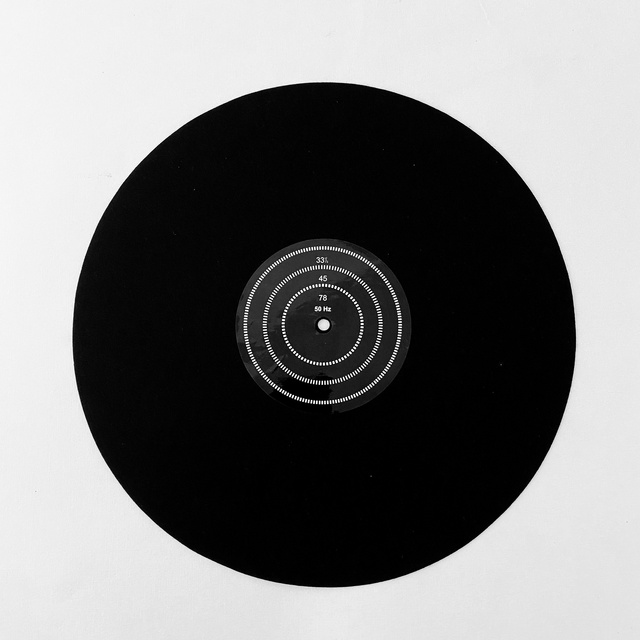 Lp Record Felt Pad Anti Static Vinyl Turntable Slipmats with Stroboscope