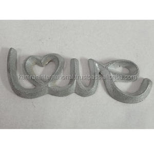 Diseñador de Metal de aluminio pulido forma de letra colgante decorativo hogar Hotel personalizado impreso deportes Logo artesanía modelo de regalo - Product Image 3