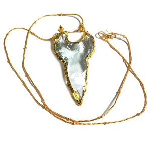 สร้อยคอรูปลูกศรสีฟ้าน้ำทะเล,สร้อยคอหัวลูกศรสำหรับขายซื้อออนไลน์ - Product Image 1