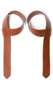 Sangles de levage en cuir, rembourrée en néoprène, sangles de levage de poignet pour la musculation - Product Image 6