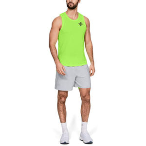 Camiseta sin mangas de verano informal para hombre, ropa de punto transpirable, camiseta sin mangas de gimnasio verde personalizada - Product Image 4