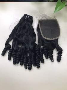 Extensiones de cierre de encaje de cabello humano Remy vietnamita 4x4 y 5x5 de alta calidad precio de fábrica directo - Product Image 6