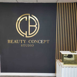 Custom 3D Acrylic <strong>Letters</strong> Small Gold <strong>Letters</strong> Logo Acrylic Reception <strong>Wall</strong> Signage - Product Image 4