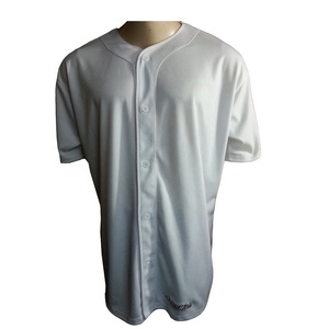 Camiseta de Béisbol para Hombre con Ribete Rojo, Manga Corta, Cierre de Botones, Absorbe la Humedad, Poliéster, Corte Regular, Ropa para Adultos - Product Image 4