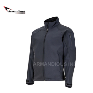Chaqueta impermeable de concha suave para hombre, chaqueta deportiva con logotipo personalizado, para exteriores, para invierno - Product Image 6