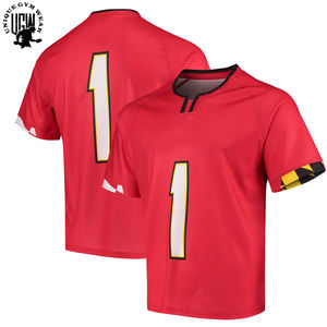 UNIQUE GYM WEAR Maillot de lacrosse unisexe à manches courtes, sublimé, 100% coton biologique, séchage rapide, respirant, prix abordable, meilleure qualité - Product Image 4