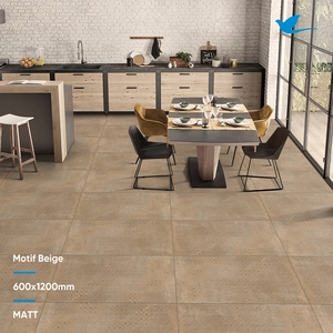 <b>Brown</b> Solid Surface Matt Kitchen Use 600x1200 Glossy and Matt Anti slip Porcelain Floor Tiles with Export Worthy Packing - Product Image 3