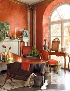 อ่างอาบน้ำทองแดงแบบตั้งได้ปรับแต่งได้รองเท้าแตะเดี่ยวทำจากทองแดง - Product Image 5