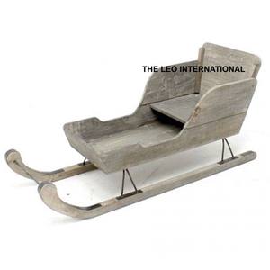 Material de madera Forma única Trineo de Navidad Estilo elegante Hecho a mano Venta caliente Trineo de Navidad de la más alta calidad - Product Image 1