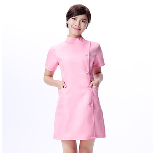 Blouse d'été blanche pour médecins et esthéticienne, vêtement de travail pour Spa, de qualité supérieure, combinaison Anti-rides, - Product Image 3