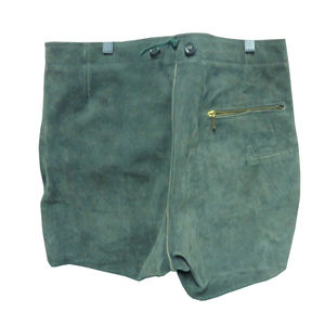 Shorts d'hiver en cuir de vache pour hommes, culotte de Style cirée avec Logo personnalisé pour garçons - Product Image 2