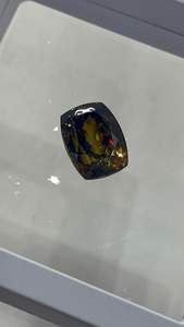 Collier de pierres précieuses vertes de haute qualité certifié GIA, anneaux variés, formes carrées en forme de poire - Product Image 6