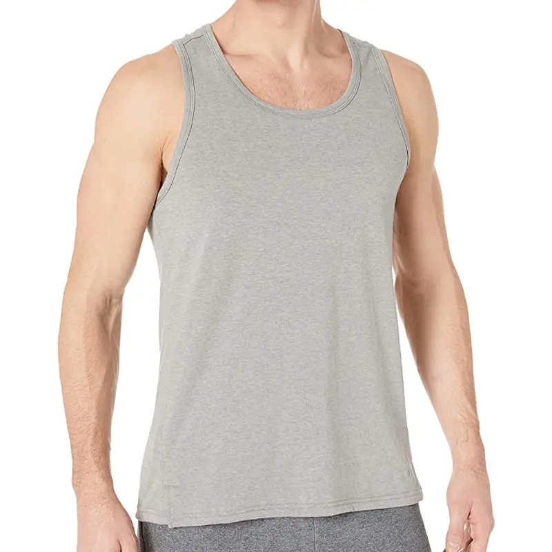 Custom Hele Verkoop Mannen Casual Sportkleding Eenvoudige Modieuze Topje/Vesten/Singlets Door Inspire Apparel