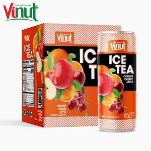 12 fl oz Sparkling water 4 Cans Ice Tea Orange Apple Cherry Juice Suppliers Manufacturers New version Newest OEM beverage