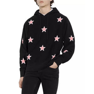 Sudadera con Capucha para Hombre de Corte Regular, Manga Raglán, Color Verde Militar, con Borde sin Rematar - Product Image 1