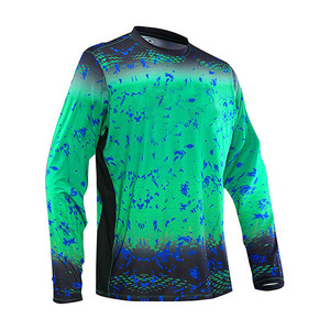 Chemise de pêche à manches longues pour hommes, protection UV, respirante, séchage rapide, pour sports de plein air, pêche, performance, protection contre les éruptions cutanées, maillot de pêche - Product Image 5
