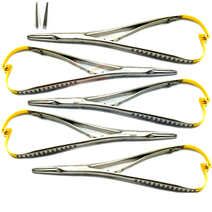 Macieu — porte-aiguille TC, pince de 14cm, Instruments chirurgicales et orthodontiques dentaires, 5 pièces - Product Image 5