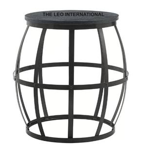 High Best Quality Living Room Furniture <b>End</b> <b>Table</b> <b>Black</b> Color Round Edge Side <b>Table</b> Sustainable Feature - Product Image 1
