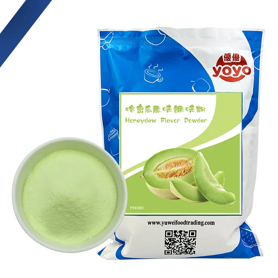 Honeydew kavun lezzet anlık süt çay tozu tayvan