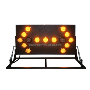 1200*600 Mm Gấp Đứng Giao Thông LED Mũi Tên Dẫn Hiển Thị Năng Lượng Mặt Trời LED Dấu Hiệu Giao Thông Hướng Dẫn Dấu Hiệu - Product Image 2