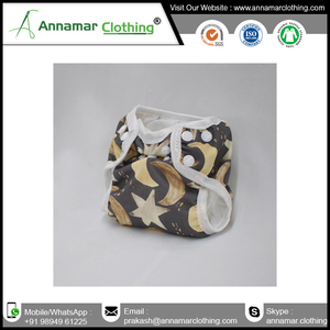 Couches lavables réutilisables lavables de poche de prix couches lavables de bébé tissu préplié de fibre naturelle - Product Image 3
