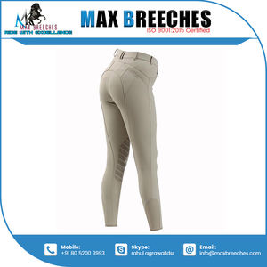 Jodhpurs cómodos de alta calidad directos de la India con parche de rodilla de silicona, pantalones ecuestres para montar a caballo - Product Image 5