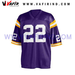Conjunto de uniformes de fútbol americano sublimado personalizado de alta calidad Camisetas de fútbol americano con diseño de Jersey personalizado para uso deportivo - Product Image 3