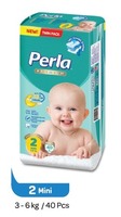 Premium PERLA Twin Couches jetables respirantes 3 couches Super absorbantes Anti-fuites 3D Tissu non tissé imprimé pour bébé
