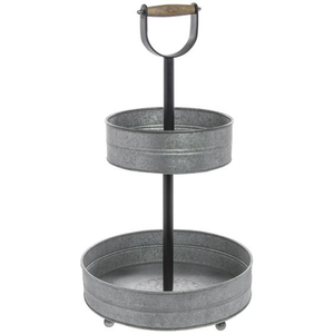 Présentoir à gâteaux en métal galvanisé pour table Porte-outils à gâteaux de table Outil de service réutilisable Support à gâteaux au design classique - Product Image 4