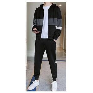 Venta al por mayor logotipo personalizado temporada de invierno entrenamiento Fitness ropa deportiva hombres chándal - Product Image 1