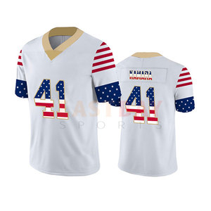 Maillot de Football américain personnalisé, avec Logo et personnalisés, vente en gros - Product Image 3