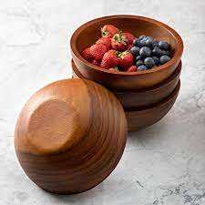 Acacia naturel Bol En Bois utiliser pour restaurants Avec la main poli pour personnalisé taille et Offre Spéciale produit - Product Image 6