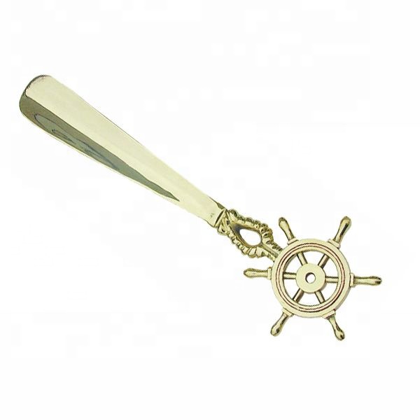 Brass Wheel Shoehorn