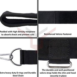 Harnais à tête ajustable pour exercices de musculation, harnais pour la tête et le cou, accessoire de Fitness - Product Image 4