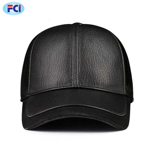 Gorra de béisbol de piel de oveja para hombre, gorro de béisbol de piel auténtica, color negro, Snapback, cálido, alta calidad, ajustable, Otoño e Invierno - Product Image 4