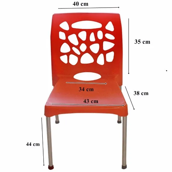 Großhandel Kunststoff Stuhl Beine Gartens tuhl Gartenmöbel mit Stahl Home Gargen