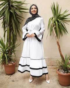 2020-2021 calidad impresionante negro nida bordado irani kaftan abaya dubai abaya por AJM comercio casa - Product Image 6