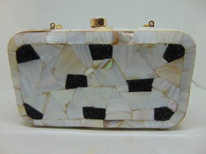 Metal purse wallet sling <b>bag</b> bridal <b>bags</b> Handmade shell clutch <b>bag</b> - Product Image 3