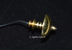 Nuevos péndulos de latón de espiga Merisis, péndulos curativos - Product Image 2