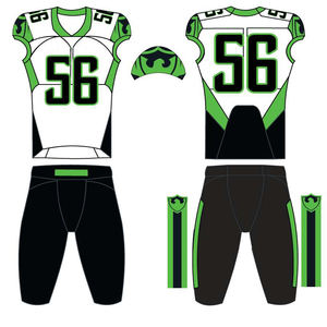 ชุดอเมริกันฟุตบอลพิมพ์ลายออกแบบได้ตามต้องการชุดฝึกรักบี้ระบายอากาศได้ดีชุดใส่เล่นฟุตบอลแบบสั่งทำขนาดพิเศษ - Product Image 4