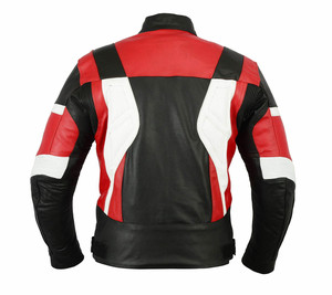 High Customizable Black Motorcycle Auto Racing Jacket XXL/XL Sizes Winter Summer Body Armor <b>Back</b> <b>Support</b> Oem Spandex PVC Bag - Product Image 4