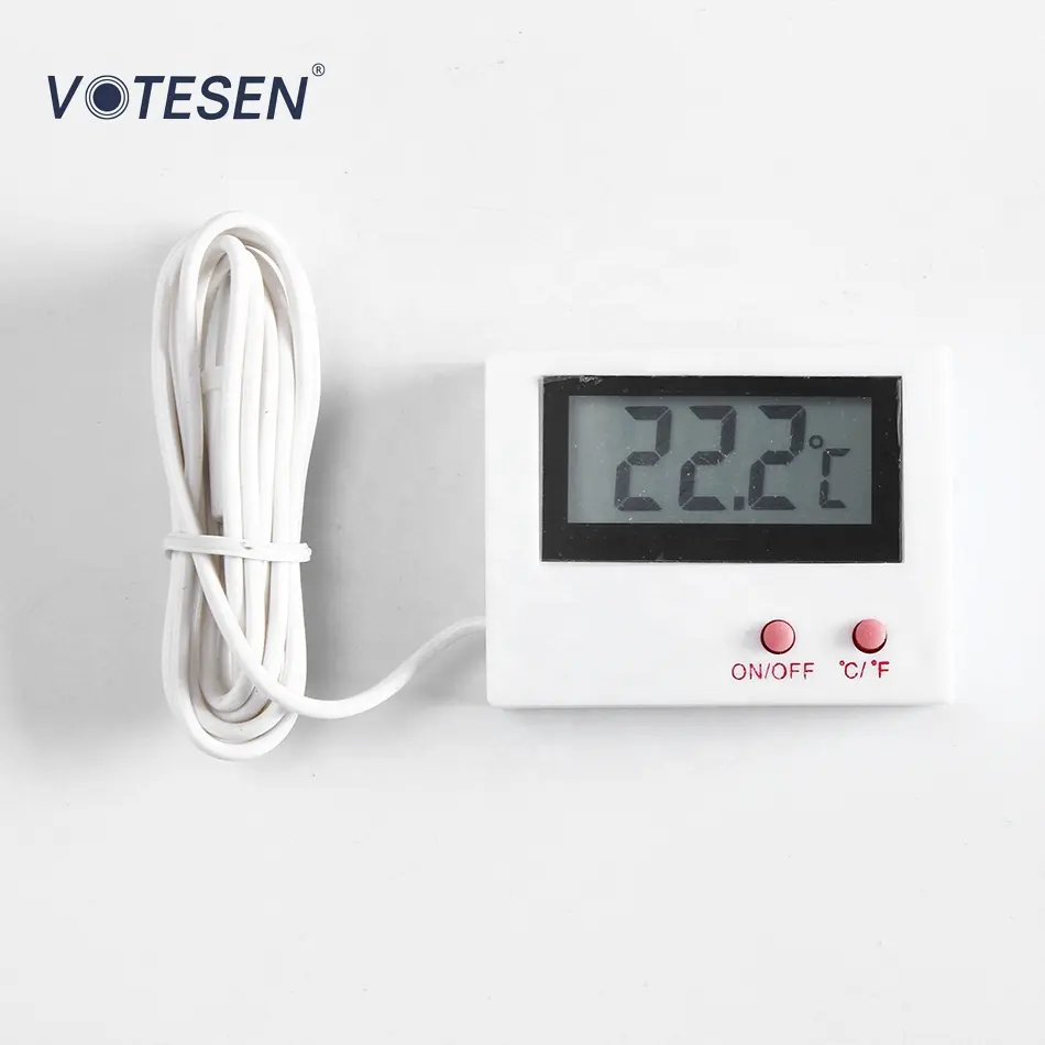 Digital Thermometer With Celsius and Fahrenheit Temperature Switch Function